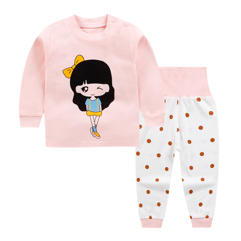 New boys and girls autumn suit children cotton autumn clothes autumn trousers