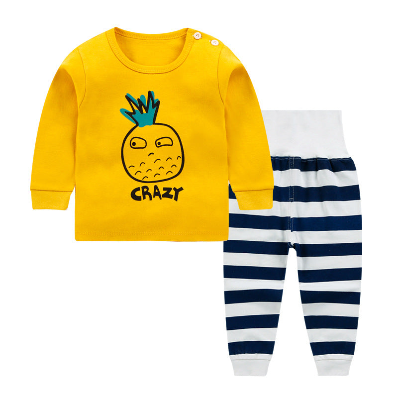 New boys and girls autumn suit children cotton autumn clothes autumn trousers