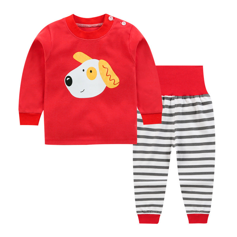 New boys and girls autumn suit children cotton autumn clothes autumn trousers