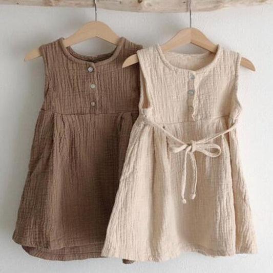 Summer Baby Girls Dresses Toddler Kids Casual Fashion Dress