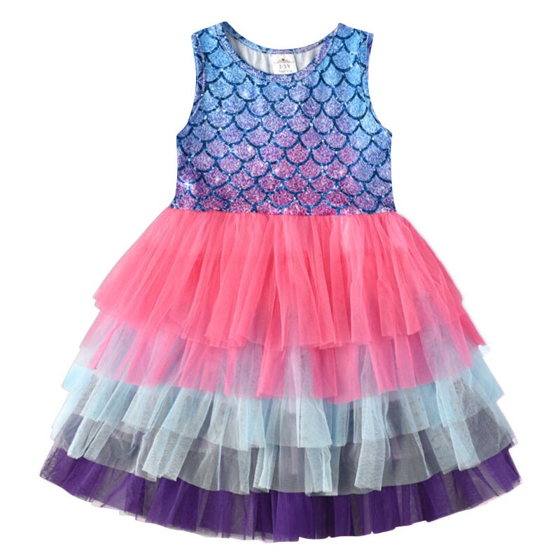 Lace Layered Dress for Girls