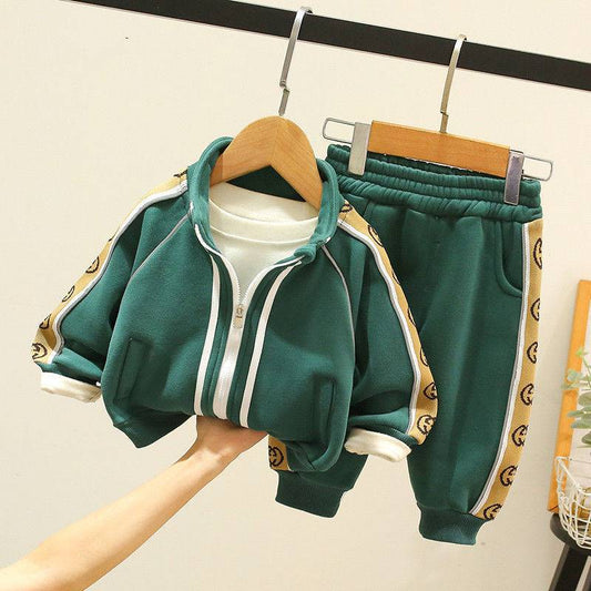 2pcs Children's sports suits for boys and girls in autumn and winter
