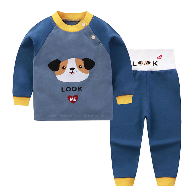 New boys and girls autumn suit children cotton autumn clothes autumn trousers