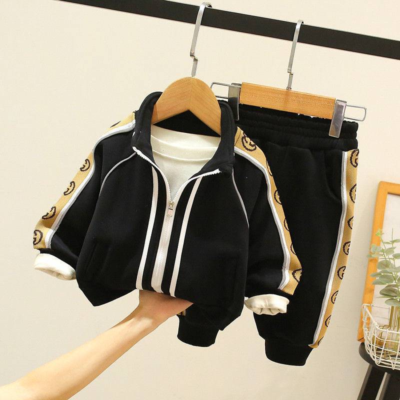 2pcs Children's sports suits for boys and girls in autumn and winter