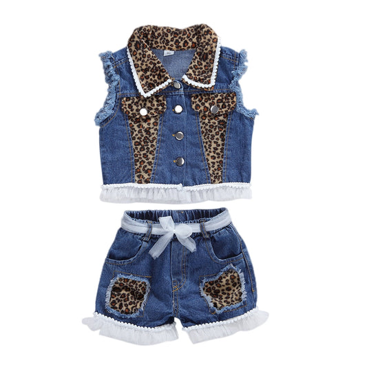 Mini True Baddie 2 Piece Short Set - Blue